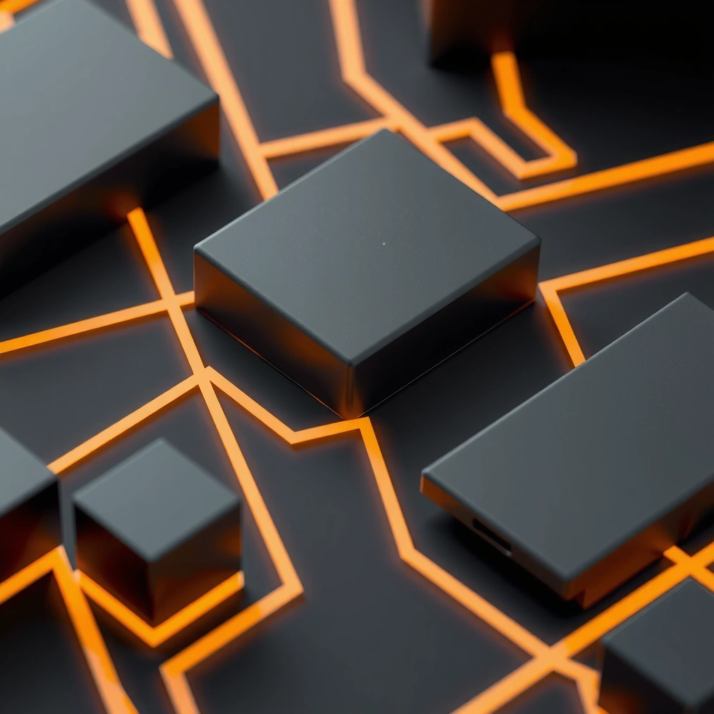 Abstract digital data streams background