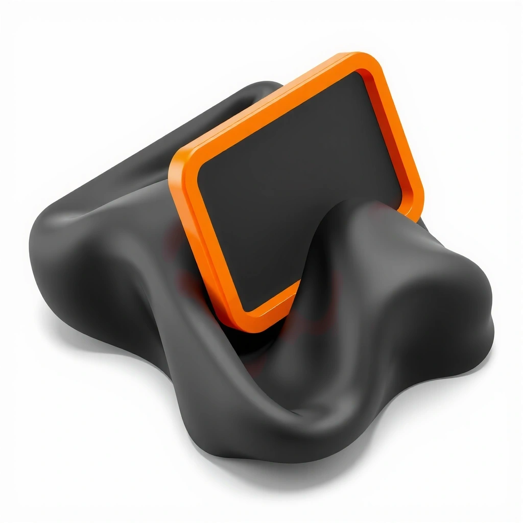 Abstract representation of wax and code fusion